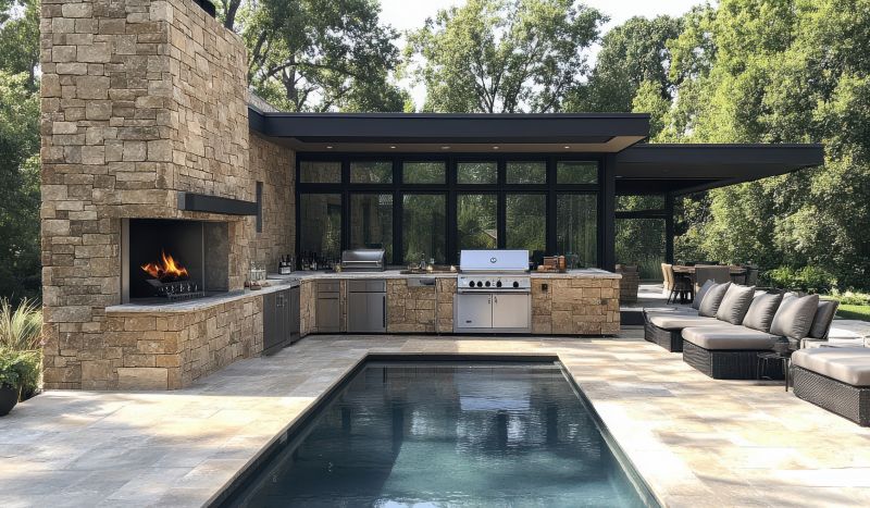 Outdoor Kitchen Renovation in Katy, TX